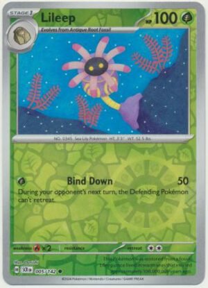 SV Stellar Crown 005/142 Lileep (Reverse Holo)