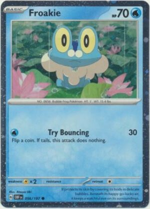 SV Obsidian Flames 056/197 Froakie (Cosmo Holo)