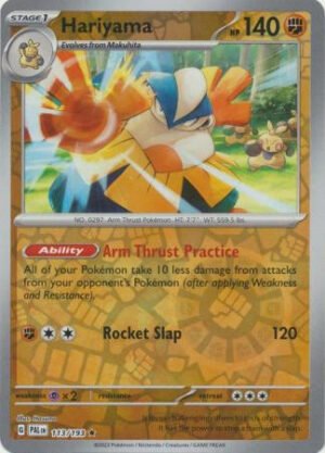 SV Paldea Evolved 113/193 Hariyama (Reverse Holo)
