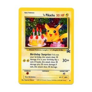 Pokemon Black Star Promo 24 ____'s Pikachu (Birthday Pikachu)