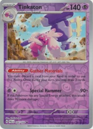 SV Paldea Evolved 105/193 Tinkaton (Reverse Holo)
