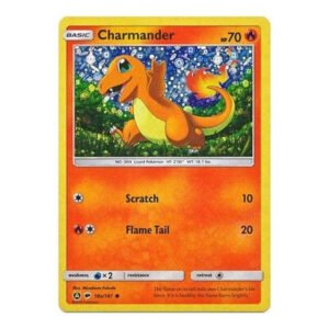 SM Burning Shadows 018a/147 Charmander (General Mills Sequin Holo Promo)