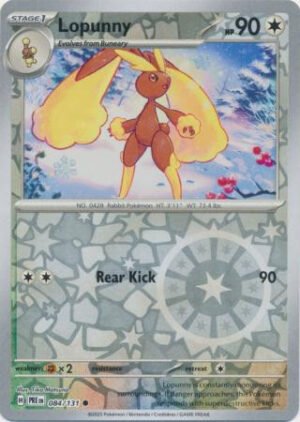 SV Prismatic Evolutions 084/131 Lopunny (Reverse Holo)