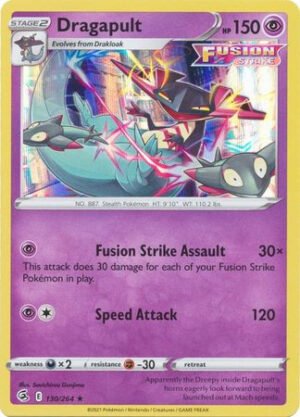 Fusion Strike 130/264 Dragapult (Holo)