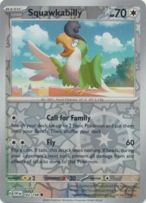 Scarlet & Violet (Base Set) 162/198 Squawkabilly (Reverse Holo)