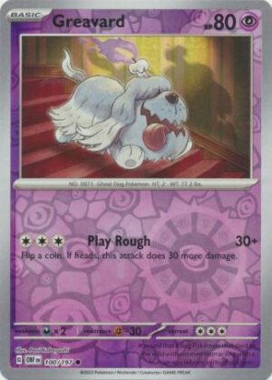SV Obsidian Flames 100/197 Greavard (Reverse Holo)
