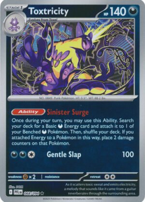 ME Phantasmal Flames 068/094 Toxtricity (Reverse Holo)