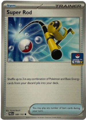 SV Paldea Evolved 188/193 Super Rod (TCG Gym Stamp Non-Holo)