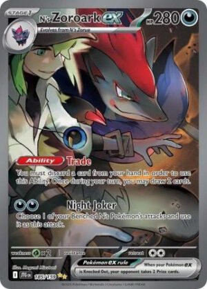 SV Journey Together 185/159 N's Zoroark ex (Alternative Art, Full Art)