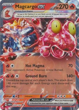 SV Twilight Masquerade 029/167 Magcargo ex (Half Art)