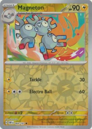 SV Obsidian Flames 064/197 Magneton (Reverse Holo)