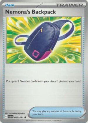 SV Paldean Fates 083/091 Nemona's Backpack