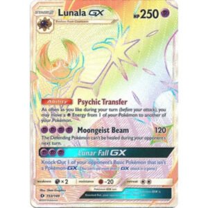 Sun and Moon (Base Set) 153/149 Lunala GX (Hyper Rare)