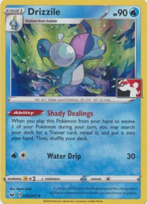 Sword & Shield (Base) 056/202 Drizzile (Prize Pack League Promo Holo)