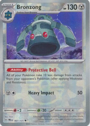 SV Prismatic Evolutions 067/131 Bronzong (MASTER BALL Pattern Holo)