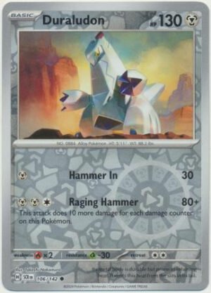 SV Stellar Crown 106/142 Duraludon (Reverse Holo)