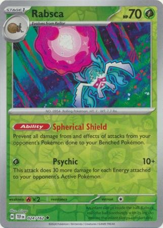 SV Temporal Forces 024/162 Rabsca (Reverse Holo)