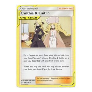 SM Cosmic Eclipse 189/236 Cynthia & Caitlin (Tag Team)