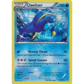 XY Furious Fists 24/111 Clawitzer (Holo)