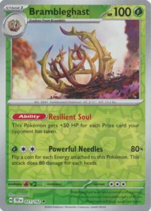 SV Temporal Forces 021/162 Brambleghast (Reverse Holo)