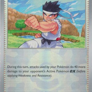SV Prismatic Evolutions 097/131 Black Belt'sPractice #097 (POKE BALL Pattern Holo)