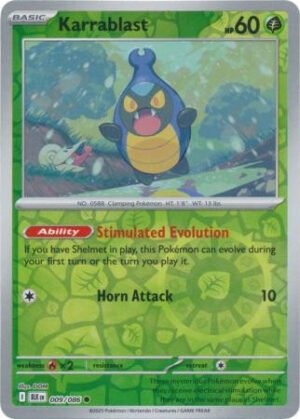 SV Black Bolt 009/086 Karrablast (Reverse Holo)