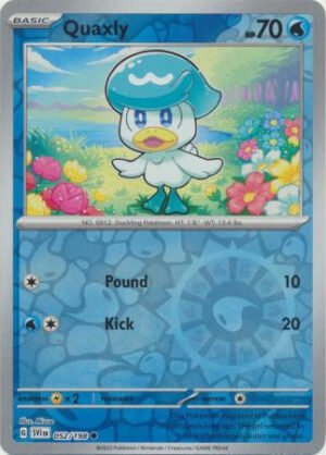 Scarlet & Violet (Base Set) 052/198 Quaxly (Reverse Holo)