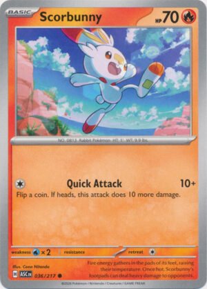 ME Ascended Heroes 036/217 Scorbunny
