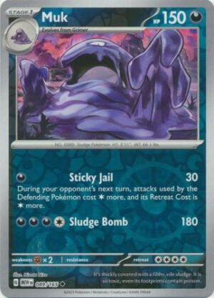 Scarlet & Violet 151 089/165 Muk (Reverse Holo)