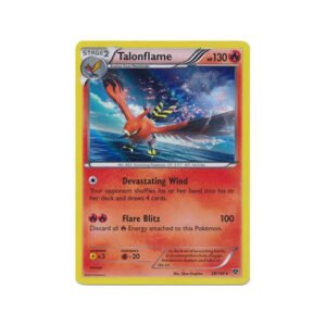 XY Base Set 28/146 Talonflame (Cosmo Holo)