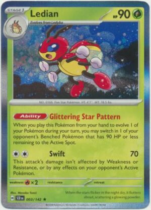 SV Stellar Crown 003/142 Ledian (Holo)