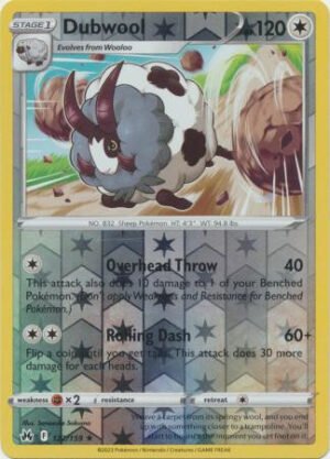 Crown Zenith 122/159 Dubwool (Reverse Holo)
