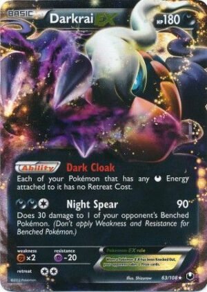 Dark Explorers 63/108 Darkrai EX (Half Art)