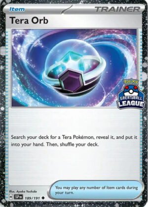 SV Surging Sparks 189/191 Tera Orb (Great Ball League Promo)