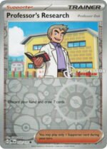 SV Prismatic Evolutions 122/131 Professor's Research [Professor Oak] (Professor Program League Promo)