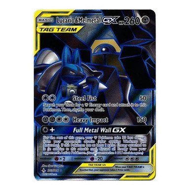 SM Unbroken Bonds 203/214 Lucario & Melmetal GX (Full Art Tag Team)