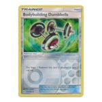 SM Burning Shadows 113/147 Bodybuilding Dumbbells (Reverse Holo)