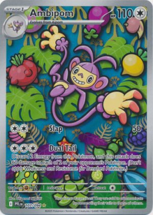 ME Phantasmal Flames 107/094 Ambipom (Illustration Rare)