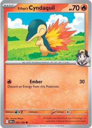 SV Destined Rivals 032/182 Ethan's Cyndaquil