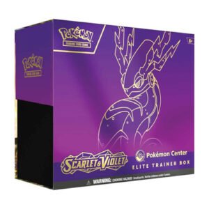 Scarlet and Violet (Base Set) Elite Trainer Box Miraidon POKEMON CENTER (Purple)