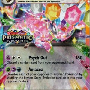 SV Prismatic Evolutions 034/131 Espeon ex (Prismatic Evolutions Stamp)