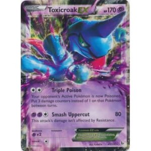 XY Flashfire 41/106 Toxicroak EX (Half Art)