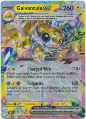 SV Stellar Crown 051/142 Galvantula ex (Half Art)