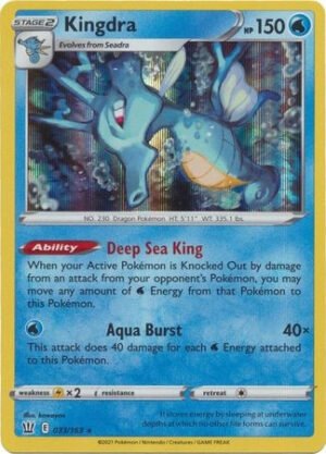 Battle Styles 033/163 Kingdra (Holo)