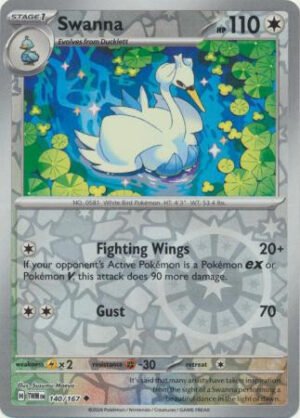 SV Twilight Masquerade 140/167 Swanna (Reverse Holo)