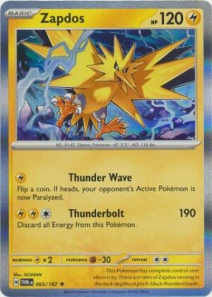 SV Twilight Masquerade 065/167 Zapdos (Holo)