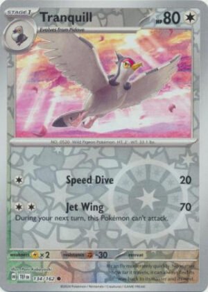 SV Temporal Forces 134/162 Tranquill (Reverse Holo)