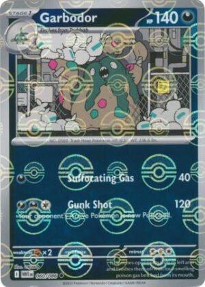 SV White Flare 060/086 Garbodor (POKE BALL Reverse Holo)