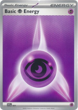 Scarlet & Violet SVE EN21 Basic Psychic Energy (Non-Holo)