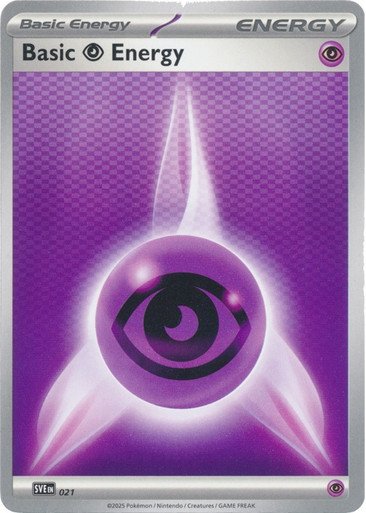 Scarlet & Violet SVE EN21 Basic Psychic Energy (Non-Holo)